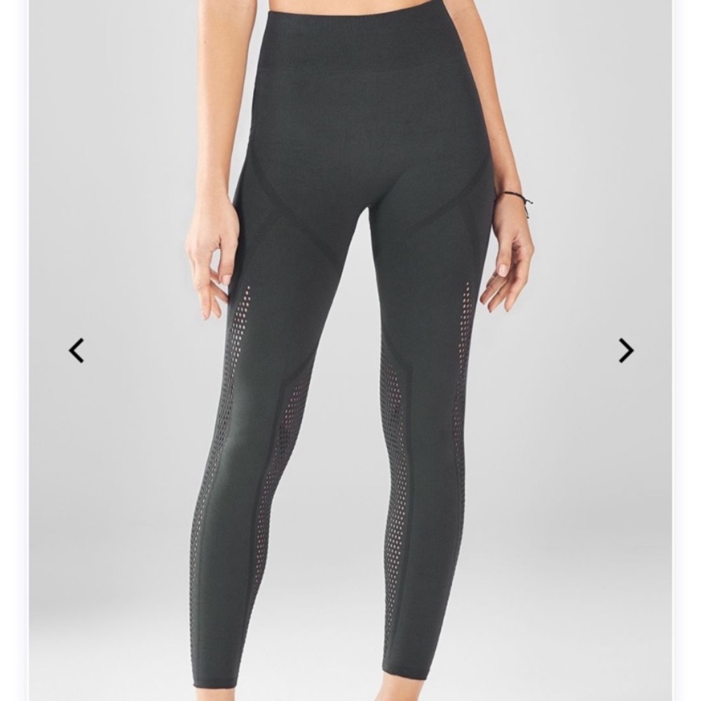 Army green Fabletics leggings! Size medium